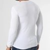 Emporio Armani longsleeve koszulka na długi rękaw męska biała