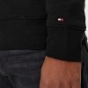 Bluza Tommy Hilfiger męska czarna kangurka z kapturem 