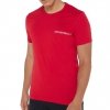 Emporio Armani t-shirt koszulka męska 2 sztuki czerwona i czarna