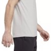 Reebok t-shirt szary bawełniany męski koszulka małe logo