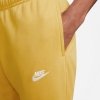 Nike komplet dresowy bawełniany męski spodnie bluza z kapturem żółty
