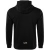 Bluza Emporio Armani EA7 męska czarna z kapturem złote logo
