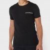 Emporio Armani t-shirt koszulka męska 2 sztuki czerwona i czarna