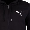Puma bluza męska rozpinana czarna dresowa bawełniana