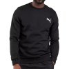 Puma bluza męska czarna dresowa bawełniana