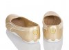 Buty balerinki Puma damskie złote skórzane