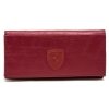 Puma Ferrari portfel damski czerwony na bilon banknoty karty i dokumenty 