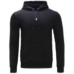Ralph Lauren bluza męska z kapturem czarna logo na środku
