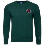 Champion bluza zielona khaki męska logo