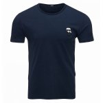 Karl Lagerfeld t-shirt koszulka granatowa męska