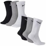 Nike skarpety skarpetki długie wysokie białe szare czarne 3 pary