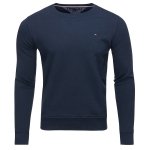 Bluza Tommy Hilfiger męska granatowa wkładana przez głowę bawełniana