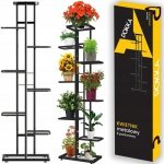 Stojak metalowy na kwiaty i doniczki 8-poziomowy kwietnik piętrowy