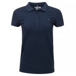 Polówka polo Tommy Hilfiger damska granatowa Slim Fit małe logo bawełniana