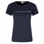 T-shirt Tommy Hilfiger koszulka bluzka damska granatowa