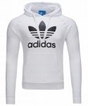 Adidas Originals bluza kangurka z kapturem biała męska