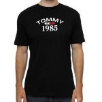 T-shirt Tommy Jeans koszulka męska z okrągłym dekoldem czarna