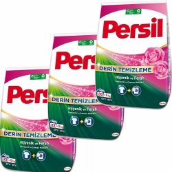 Persil proszek do prania uniwersalny do białego i kolorowego różany zapach zestaw 3x5kg