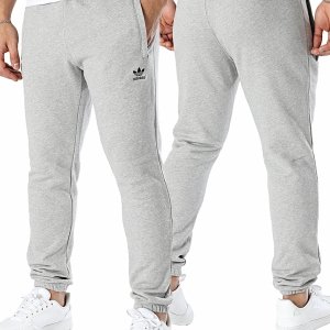 Adidas dresowe spodnie męskie szare