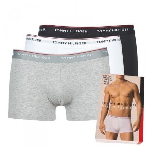 Bokserki Tommy Hilfiger majtki męskie 3 pary białe szare i czarne