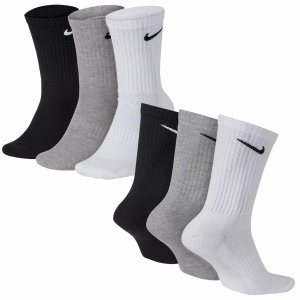 Nike skarpety skarpetki długie wysokie białe szare czarne 3 pary