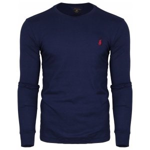 Longsleeve Polo Ralph Lauren koszulka na długi rękaw męska granatowa