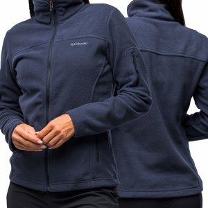 Columbia bluza damska rozpinana granatowa dresowa