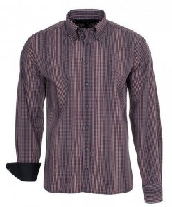 Koszula fioletowa Tommy Hilfiger Regular Fit męska logo