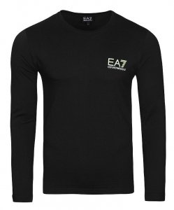 Emporio Armani longsleeve koszulka na długi rękaw męska czarna