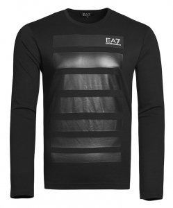 Emporio Armani longsleeve koszulka na długi rękaw męska czarna