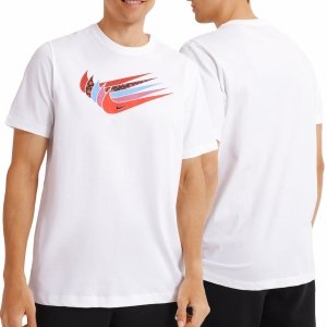 Nike t-shirt na krótki rękaw koszulka  męska biała z nadrukiem