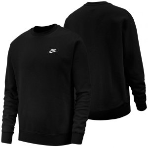 Nike bluza męska kangurka czarna dresowa bawełniana