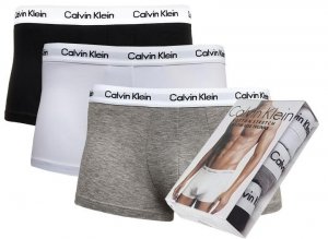 Bokserki Calvin Klein majtki męskie 3 pary białe czarne szare