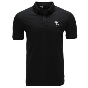 Karl Lagerfeld polówka koszulka polo czarna męska