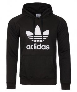 Adidas Originals Trefoil Hoody bluza kangurka czarna męska