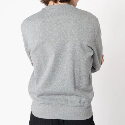 Champion bluza kangurka szara męska logo