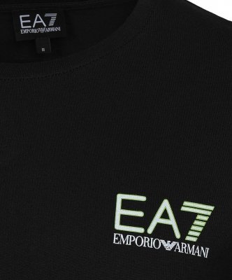 Emporio Armani longsleeve koszulka na długi rękaw męska czarna
