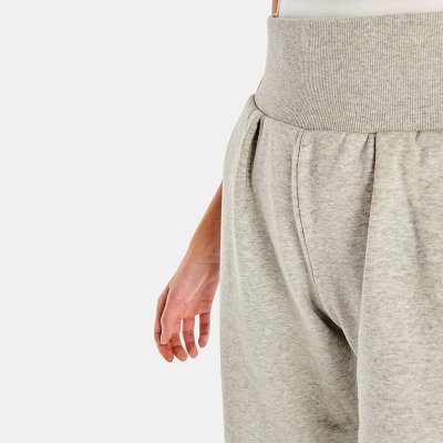 Puma dresowe spodnie damskie wysoki stan szare