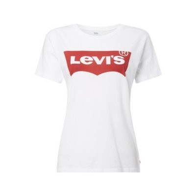 T-shirt damski koszulka Levi's Levis biały bawełniana małe logo
