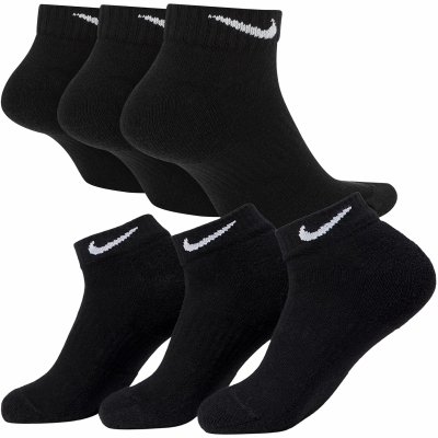 Nike skarpety 3 pary długie za kostkę czarne