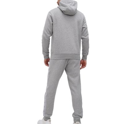 Nike komplet dresowy bawełniany męski spodnie bluza z kapturem szary