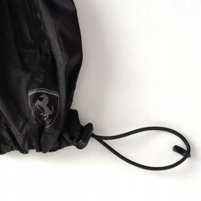 Kurtka damska Ferrari czarna jesień wiosna lekka sportowa treningowa