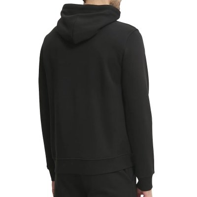 Bluza Karl Lagerfeld męska z kapturem czarna bawełniana