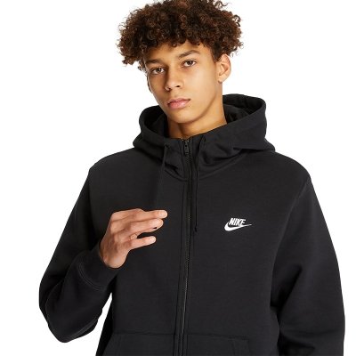 Nike bluza męska rozpinana czarna z kapturem sportowa