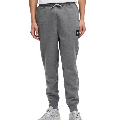 Spodnie dresowe The North Face sportowe małe logo szare