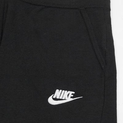 Nike komplet dresowy czarny bawełniany damski spodnie bluza z kapturem 