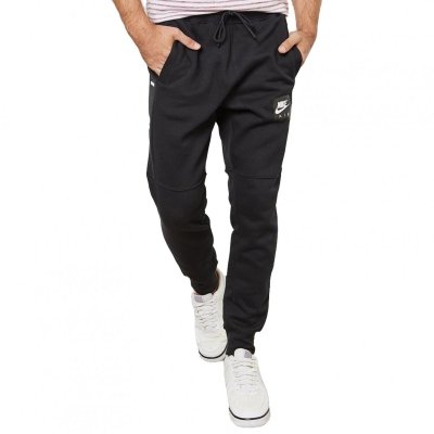  Nike Air komplet dresowy bawełniany męski spodnie bluza z kapturem czarny
