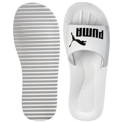 Klapki Puma buty białe na basen i plażę uniwersalne