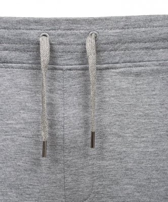 Komplet dresowy Emporio Armani EA7 męski spodnie bluza ze stójką szary bawełniany