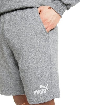 Puma komplet dresowy bawełniany męski spodenki bluza szary